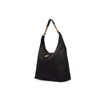 Geanta dama -  piele ecologica - negru - One Size INTL