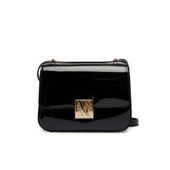 Geanta dama -  piele ecologica - negru - One Size INTL
