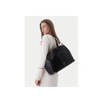 Geanta dama -  piele ecologica - negru - One Size INTL