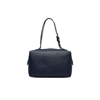 Geanta dama -  piele naturala - albastru - One Size INTL