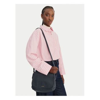 Geanta dama -  piele naturala - albastru - One Size INTL