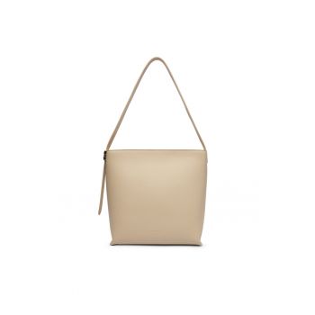 Geanta dama -  piele naturala - bej - One Size INTL