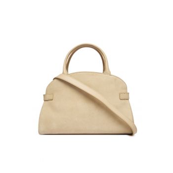 Geanta dama -  piele naturala - bej - One Size INTL