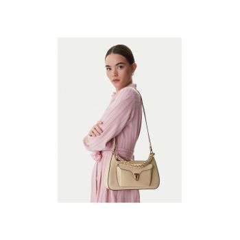 Geanta dama -  piele naturala - bej - One Size INTL