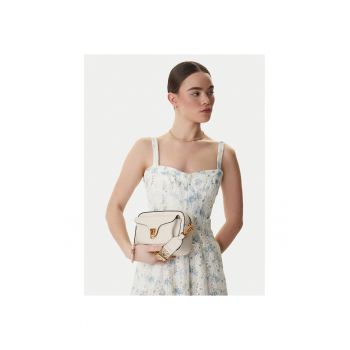 Geanta dama -  piele naturala - bej - One Size INTL