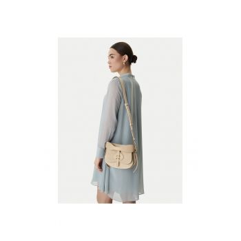 Geanta dama -  piele naturala - bej - One Size INTL