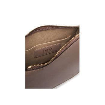 Geanta dama -  piele naturala - bej - One Size INTL