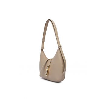 Geanta dama -  piele naturala - bej - One Size INTL