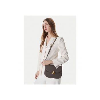 Geanta dama -  piele naturala - gri - One Size INTL