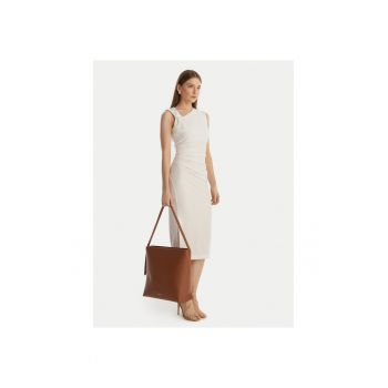 Geanta dama -  piele naturala - maro - One Size INTL