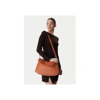Geanta dama -  piele naturala - maro - One Size INTL