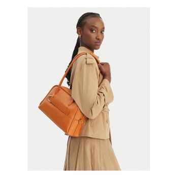 Geanta dama -  piele naturala - maro - One Size INTL