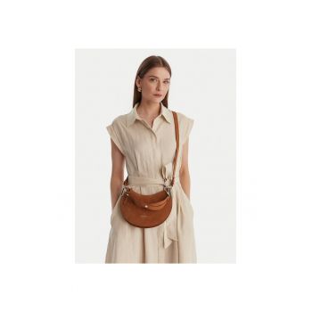 Geanta dama -  piele naturala - maro - One Size INTL