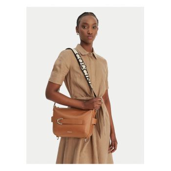 Geanta dama -  piele naturala - maro - One Size INTL