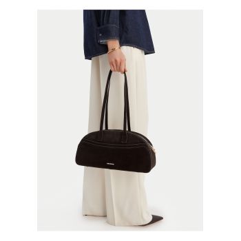 Geanta dama -  piele naturala - maro - One Size INTL
