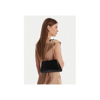 Geanta dama -  piele naturala - negru - One Size INTL