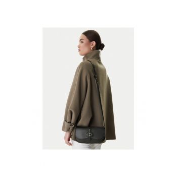 Geanta dama -  piele naturala - negru - One Size INTL