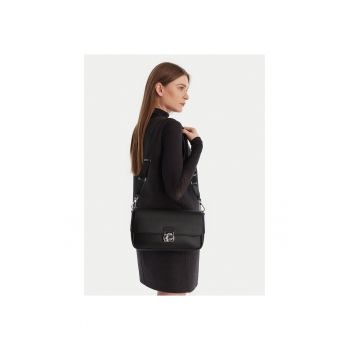 Geanta dama -  piele naturala - negru - One Size INTL