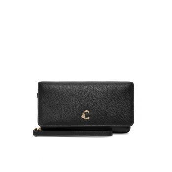 Geanta dama -  piele naturala - negru - One Size INTL