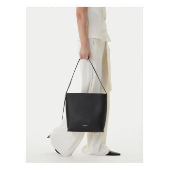 Geanta dama -  piele naturala - negru - One Size INTL