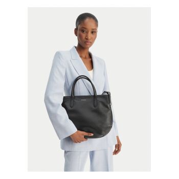 Geanta dama -  piele naturala - negru - One Size INTL