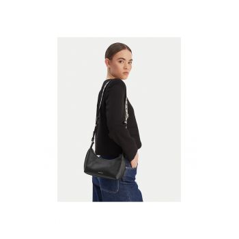 Geanta dama -  piele naturala - negru - One Size INTL