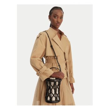 Geanta dama -  piele naturala - negru - One Size INTL