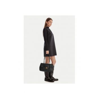 Geanta dama -  piele naturala - negru - One Size INTL