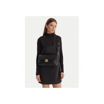 Geanta dama -  piele naturala - negru - One Size INTL