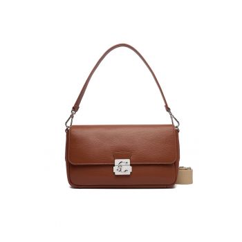 Geanta dama -  piele naturala - One Size - Maro