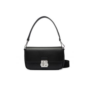 Geanta dama -  piele naturala - One Size - Negru