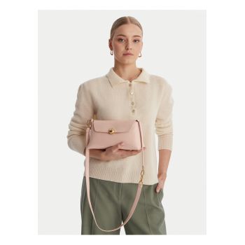 Geanta dama -  piele naturala - roz - One Size INTL