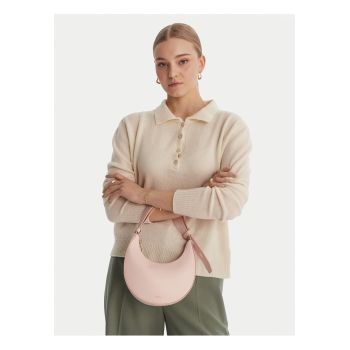 Geanta dama -  piele naturala - roz - One Size INTL