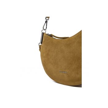 Geanta dama -  piele naturala - verde - One Size INTL