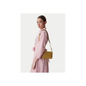 Geanta dama -  piele naturala - verde - One Size INTL