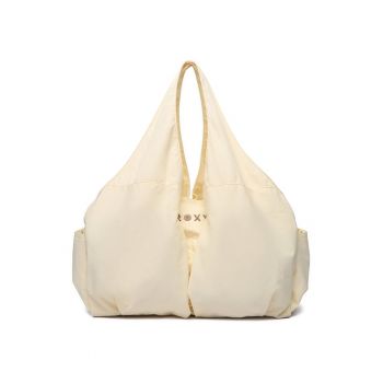 Geanta dama -  textil - bej - One Size INTL