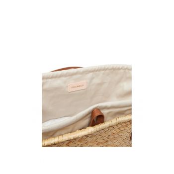 Geanta dama -  tkanina - bej - One Size INTL