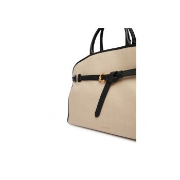 Geanta dama -  tkanina - bej - One Size INTL
