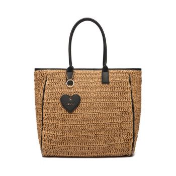 Geanta shopper -  bej - material sintetic - One Size INTL