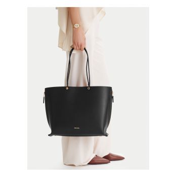 Geanta shopper  ecologica - neagra - One Size INTL