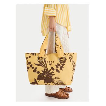 Geanta shopper -  galben - dimensiune unica