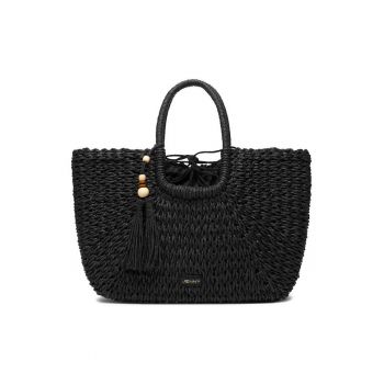 Geanta tip cos -  plastic - negru - One Size INTL