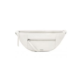 Geanta tip nerka -  piele ecologica - alb - One Size INTL