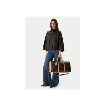 Geanta weekend  piele ecologica - bej - One Size INTL