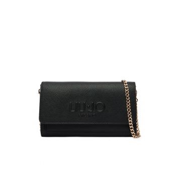 Portofel dama -  piele ecologica - negru - One Size INTL