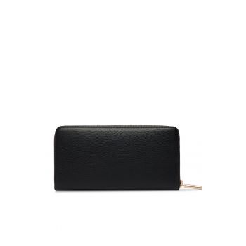 Portofel dama -  piele ecologica - negru - One Size INTL