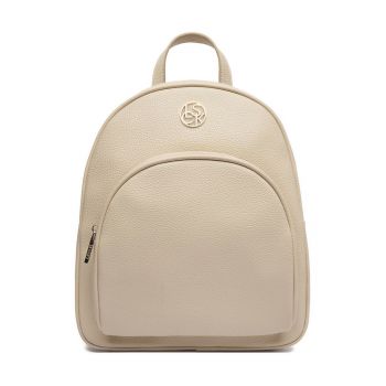 Rucsac dama -  tkanina - bej - One Size INTL