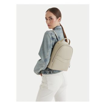 Rucsac fashion dama -  piele ecologica - bej - One Size INTL