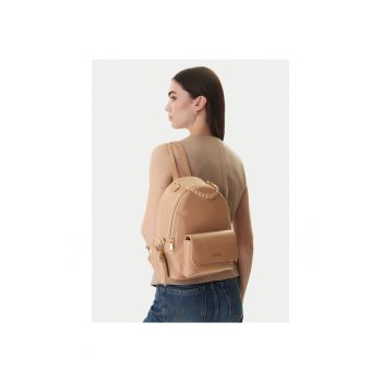 Rucsac fashion dama -  piele ecologica - maro - One Size INTL
