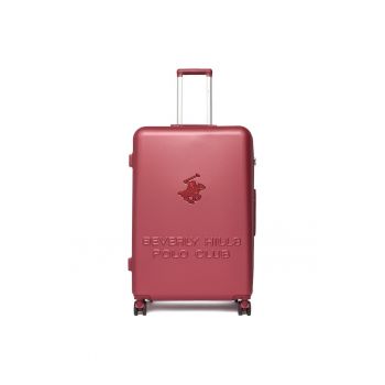 Troler mare -  plastic - rosu - 80L